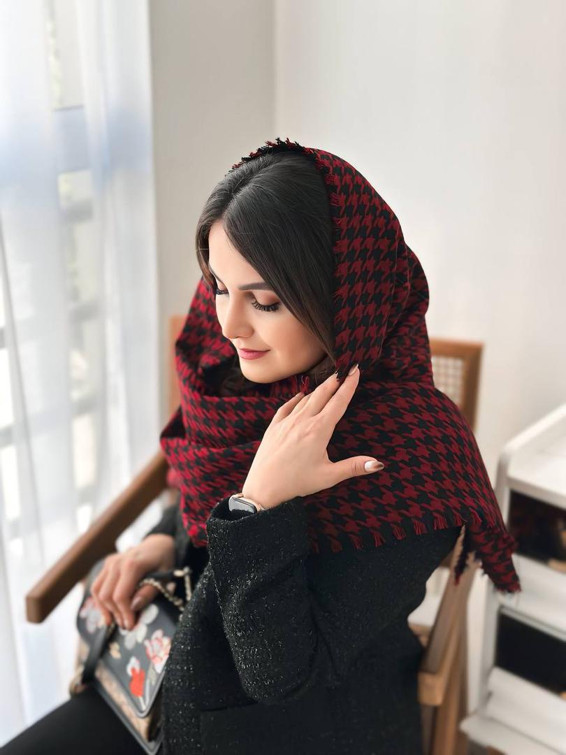 شال پاییزی طرح پیچازی کد ۵۵۱