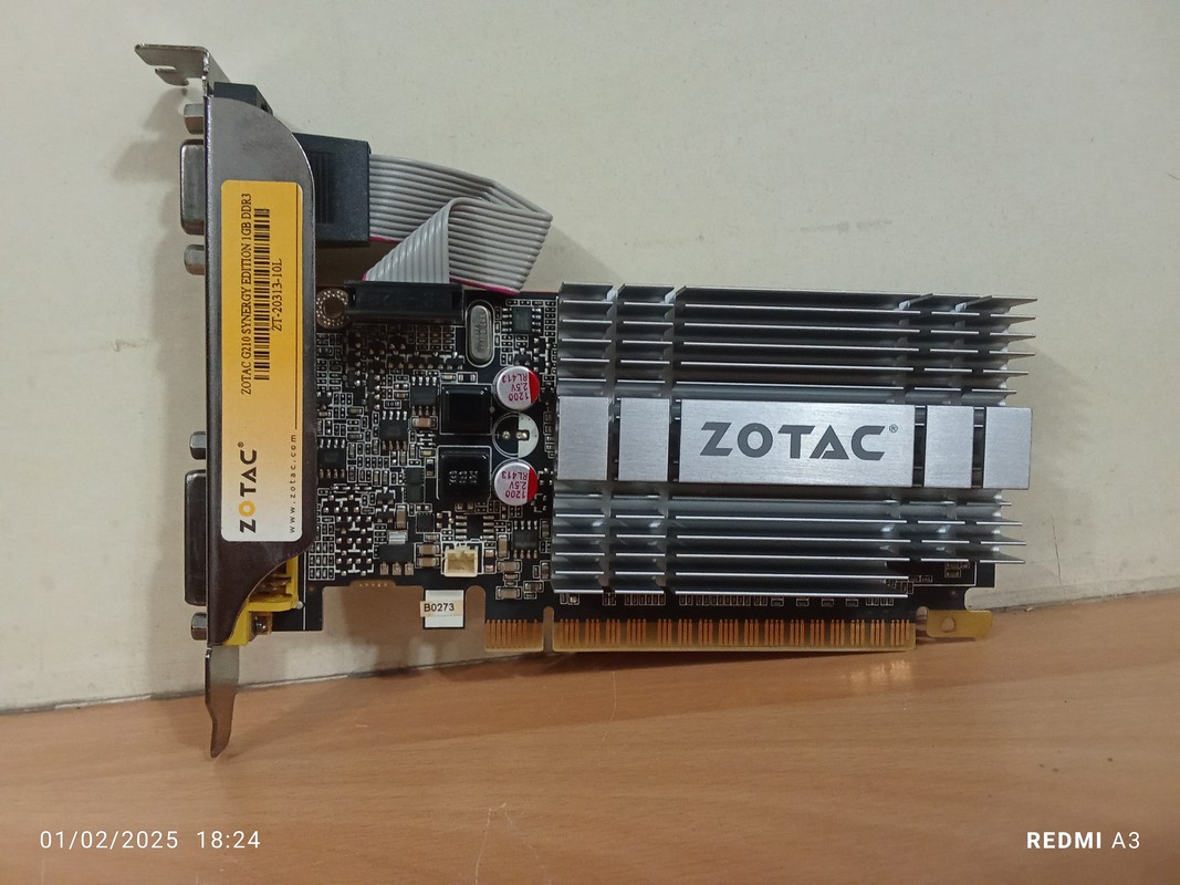 کارت گرافیک 1 گیگ ZOTAC مدل NVIDIA GEFORCE G210 DDR3(استوک)
