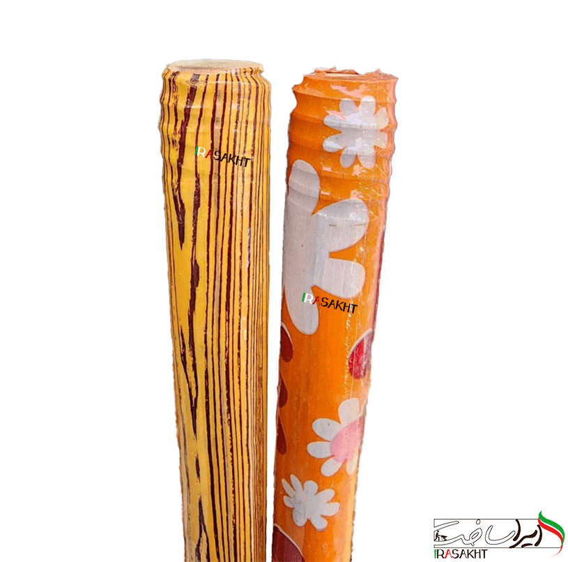 دسته جارو چوبی روکشدار 120 سانتیمتری