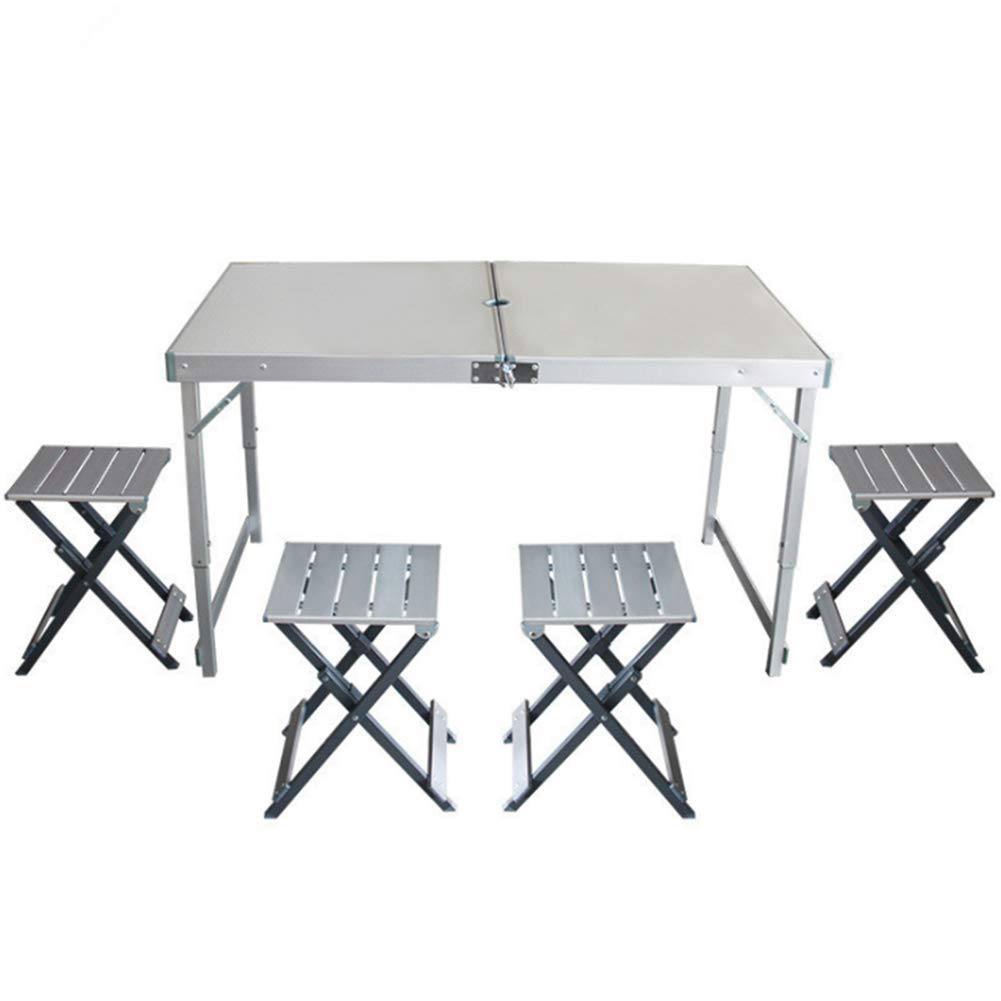 میز و صندلی آلمینیومی چهارنفره کد AMK-915