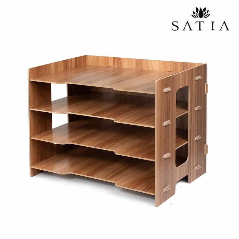 کازیه 4 طبقه چوبی مدل 6009