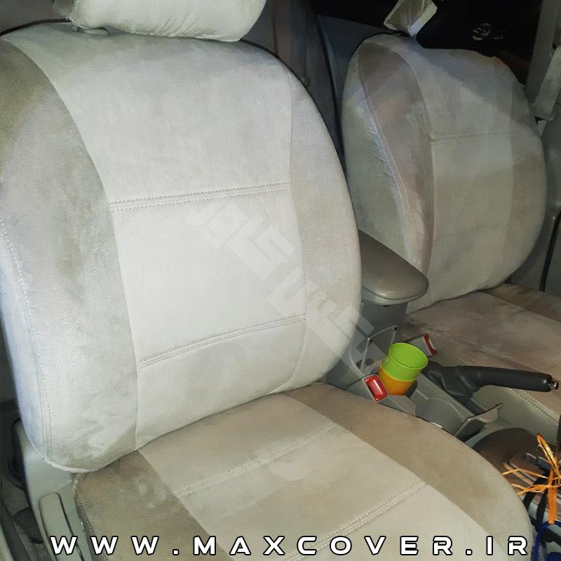 روکش صندلی تویوتا کرولا 2006 تا 2013 Corolla مخمل کرم