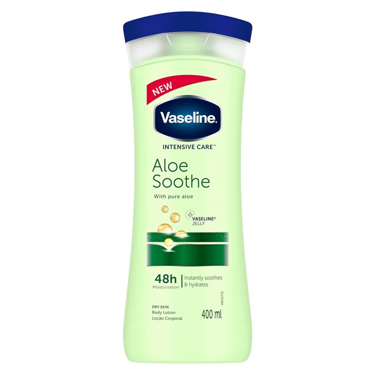لوسیون بدن وازلین Vaseline مدل Intensive Care Aloe Soothe