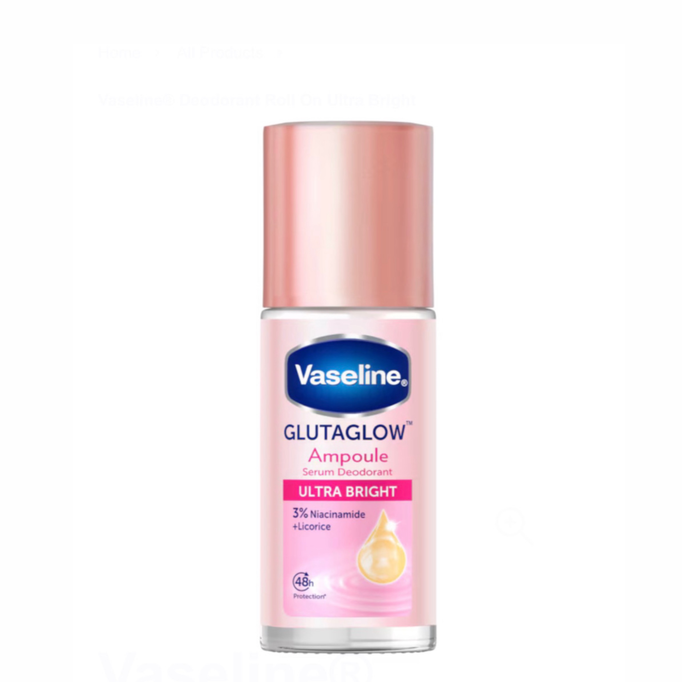 رول ضد تعریق و روشن کننده وازلین مدل GlutaGlow Ultra Bright حجم 45 میل