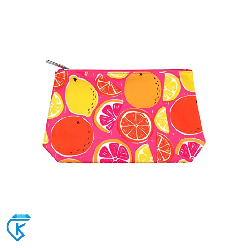کیف آرایشی کلینیک مدل Orange and pink