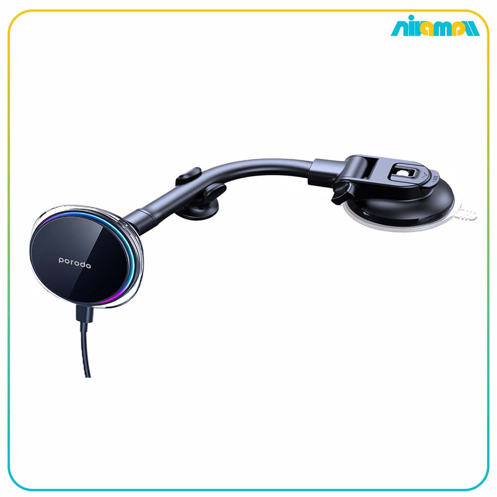 پایه نگهدارنده و شارژر وایرلس موبایل پرودو مدل PD-SCMCHD