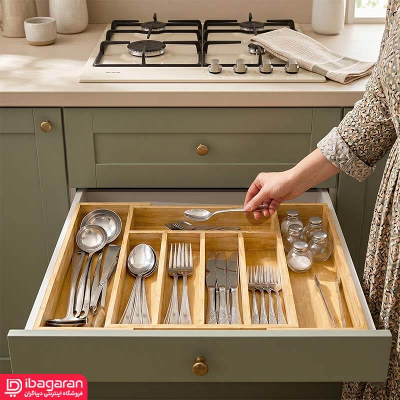 باکس چوبی داخل کشویی ریور مدل 3923