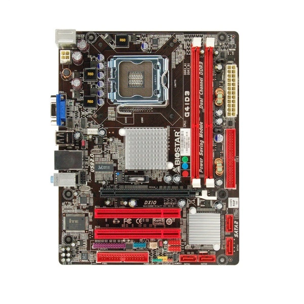 مادربرد بایواستار BIOSTAR G41D3 6.2 DDR3 استوک | LGA775