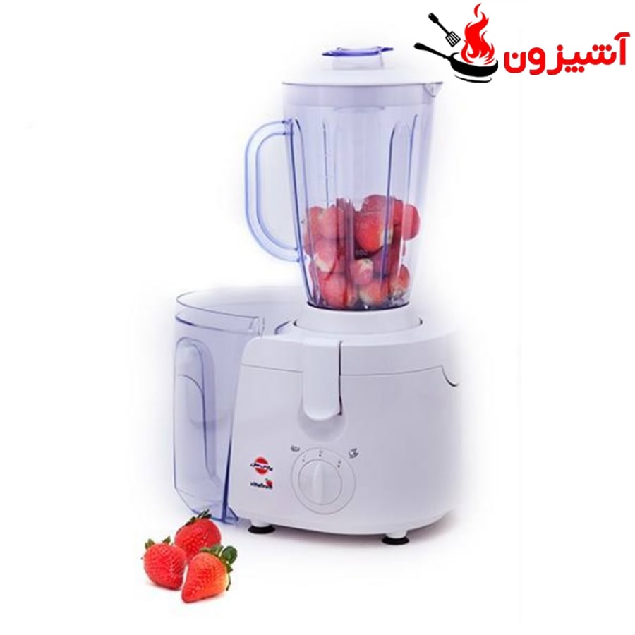 آبمیوه گیری پارس خزر مدل ویتا فروت VitaFruit Glass با پارچ پلاستیکی