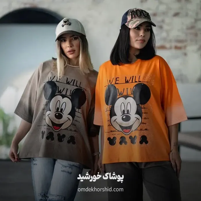 تیشرت لانگ فول قواره میکی