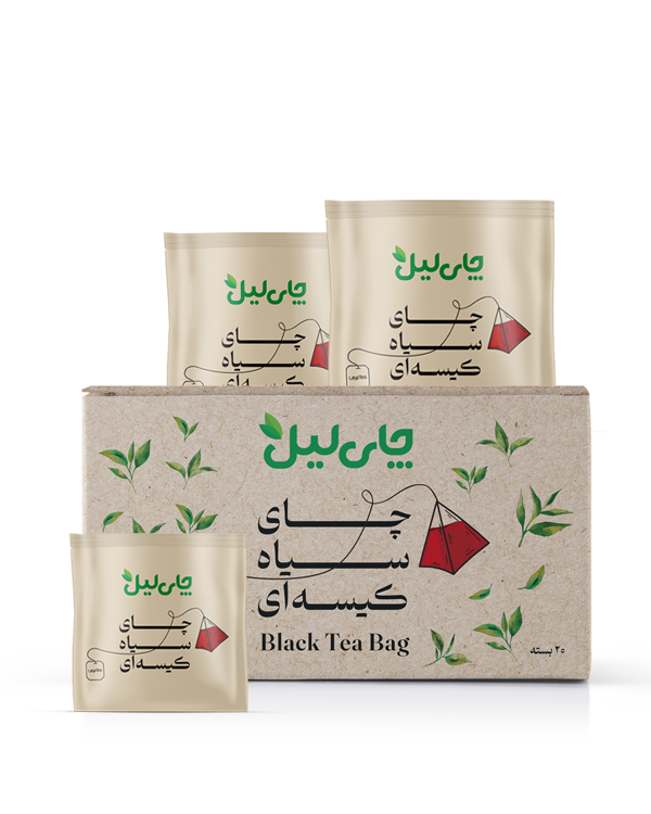 چای سیاه کیسه ای ۲۰‌عددی طبیعی چای لیل