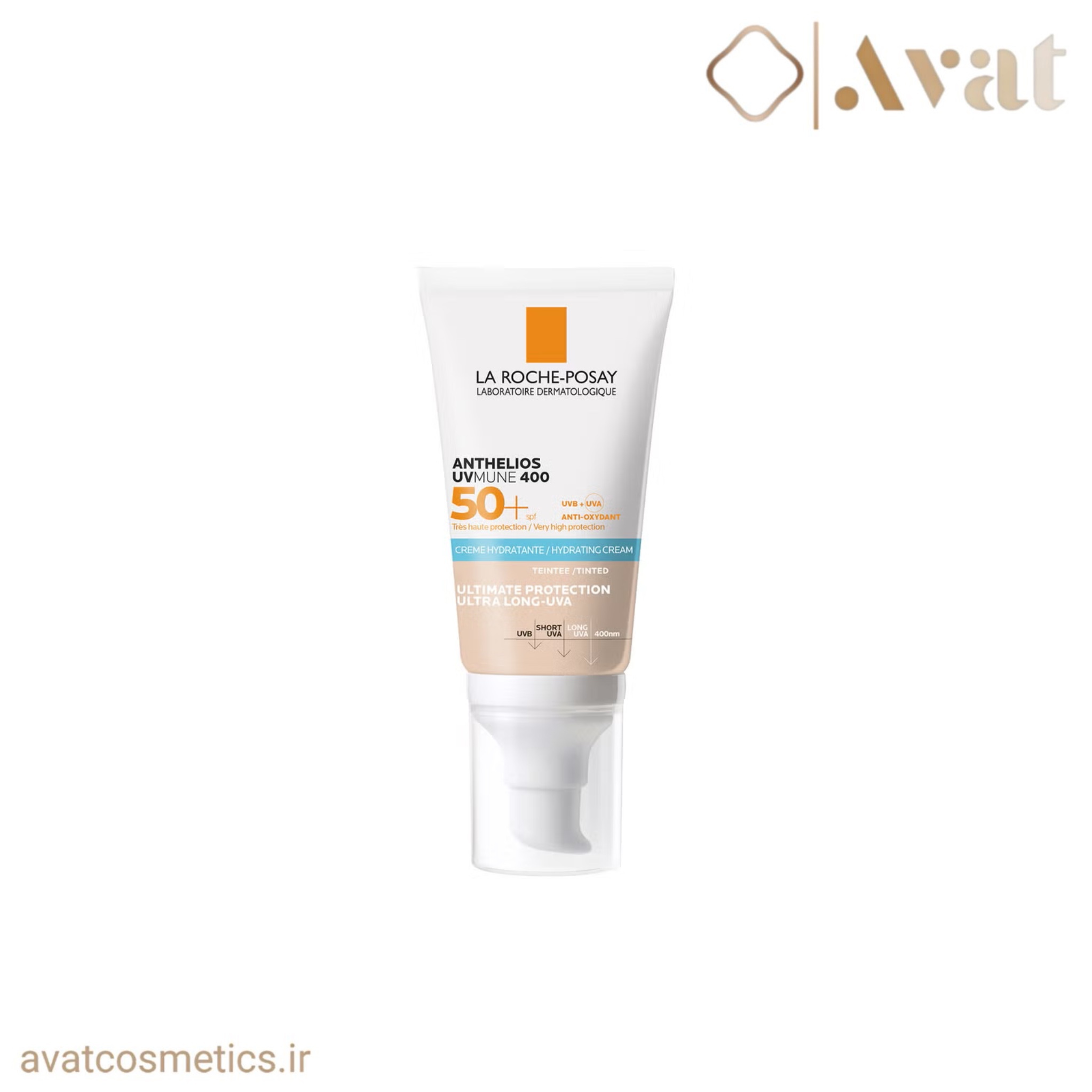 ضد آفتاب رنگی آبرسان آنتلیوس‌ لاروش پوزای | LA ROCHE POSAY Anthelios UVMUNNE400 Creme Hydratante