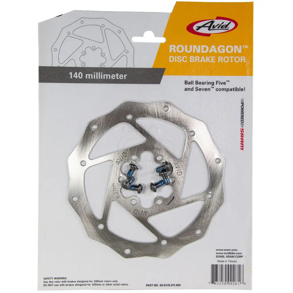 روتور صفحه دیسک دوچرخه Avid Roundagon سایز 140mm