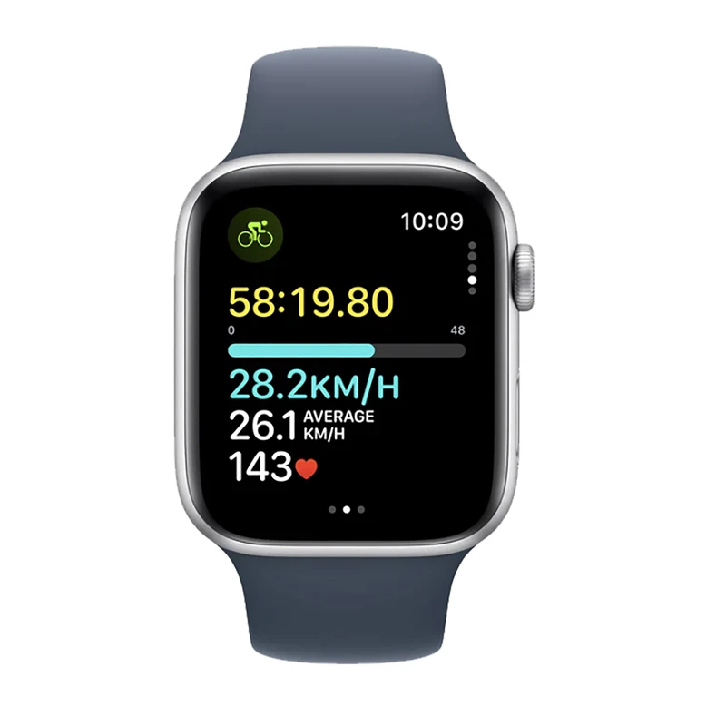 ساعت هوشمند Watch SE 2024 با بند اسپرت سیلیکون 44mm (رنگ مشکی)