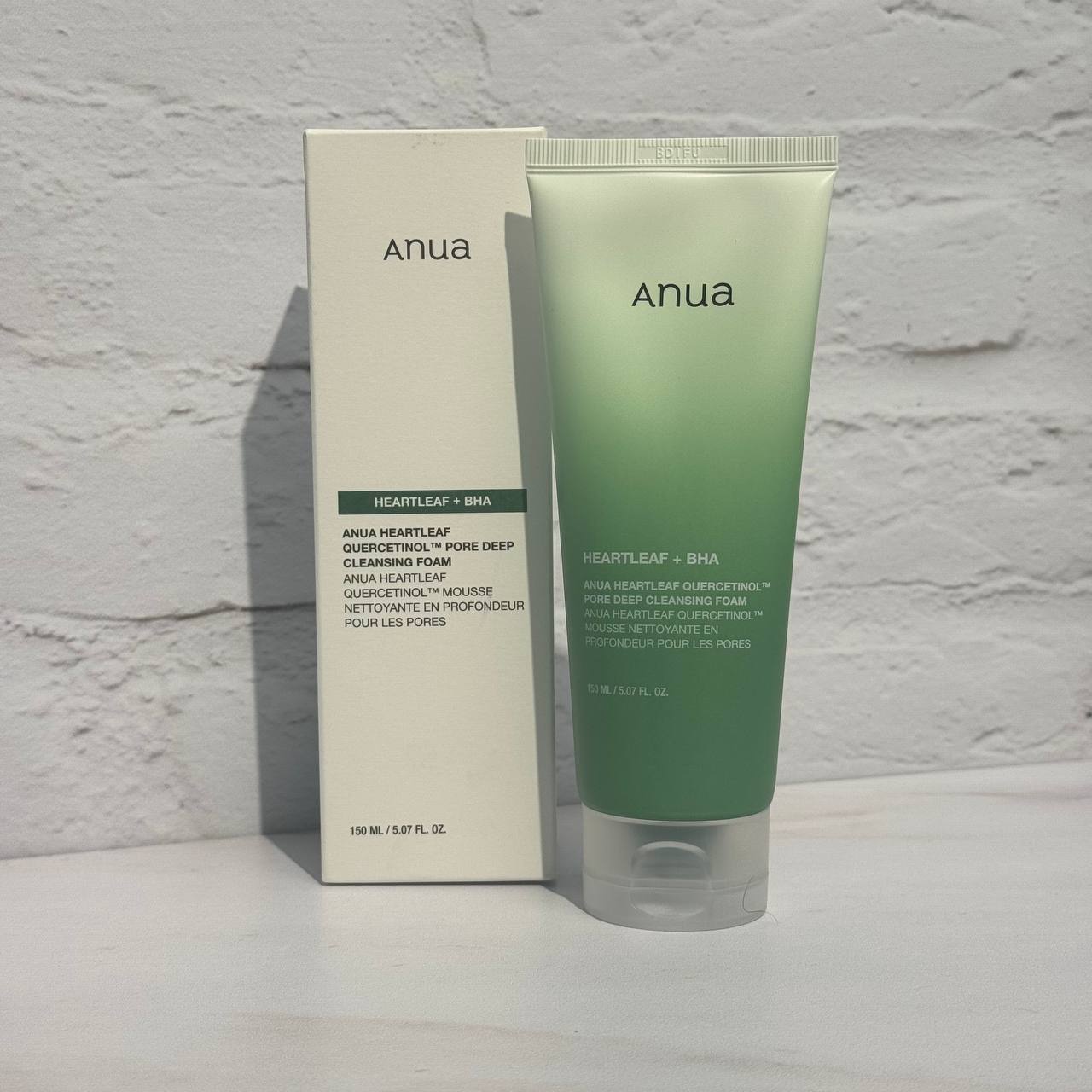 فوم شستشوی تسکین دهنده و پاک کننده عمقی منافذ آنوا 150 میل سری جدید Anua Heartleaf Quercetinol Pore Deep Cleansing Foam