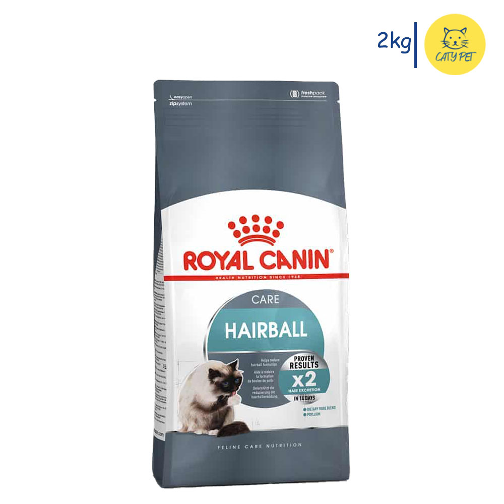 غذای خشک گربه بالغ رویال کنین هیربال دفع گلوله مو Hairball Care  وزن 2 کیلوگرم