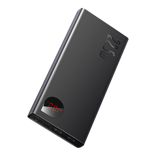 پاوربانک 20000 باسئوس 22.5 وات (Baseus Powerbank Adaman Metal 22.5W PPADM20S) - مشکی, گارانتی شرکتی 18ماه خدمات پس از فروش و 6 ماه تعویض قطعه نسخه گلوبال + ارسال فوری
