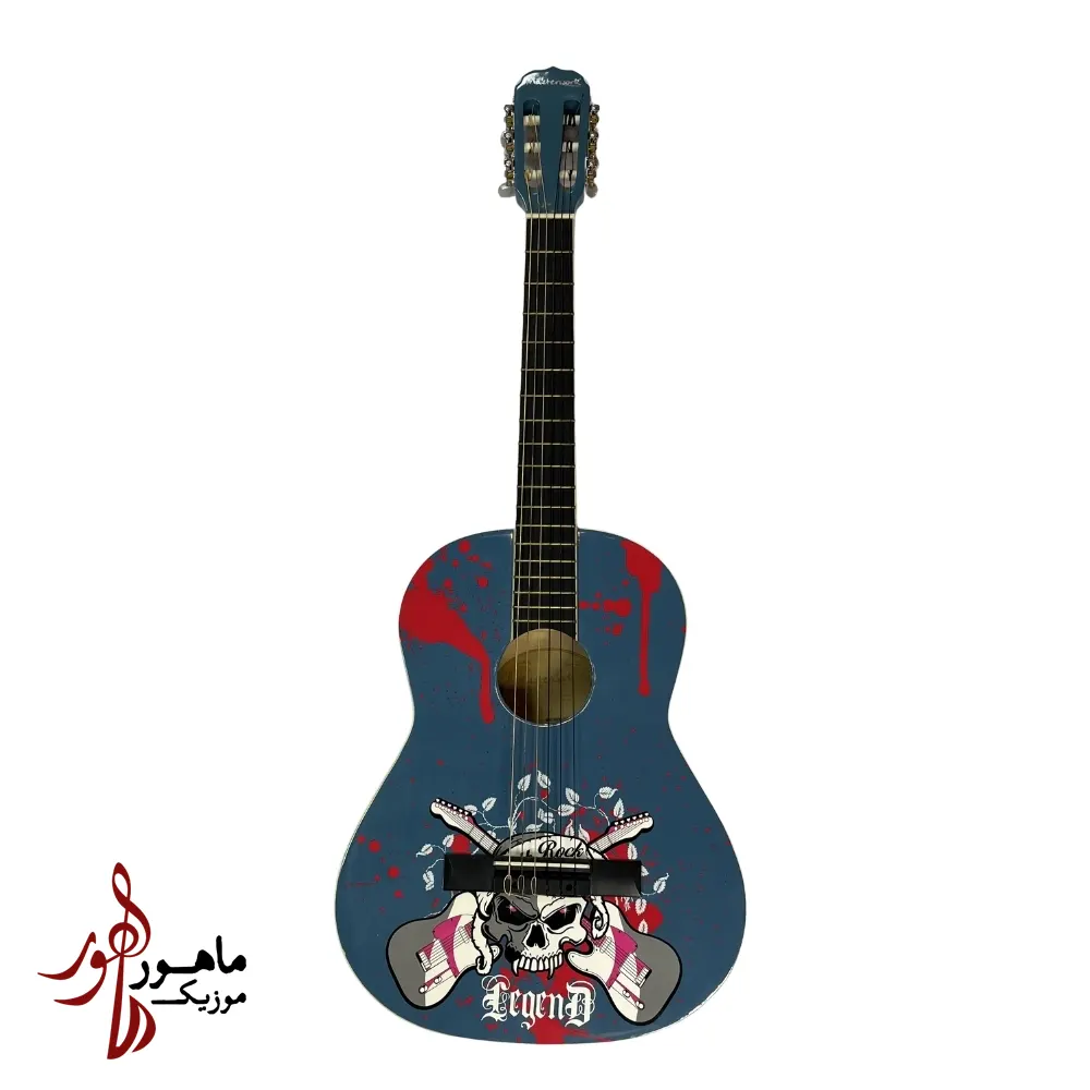 گیتار masterwork طرح اسکلت سایز 3/4