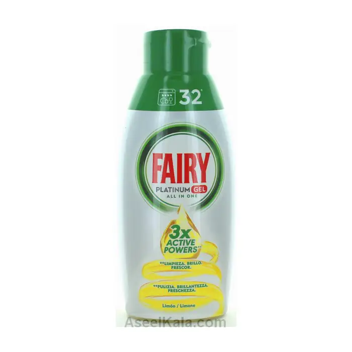 ژل ماشین ظرفشویی فیری مدل پلاتینیوم حجم 600 میل – Fairy