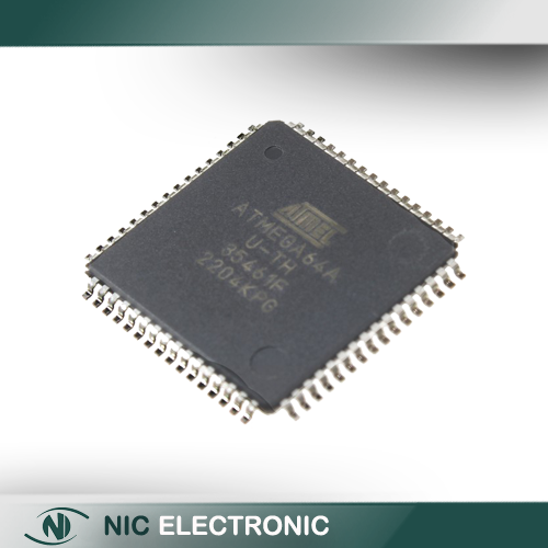 میکروکنترلرATMEGA64A-AU پکیج SMD TQFP-64