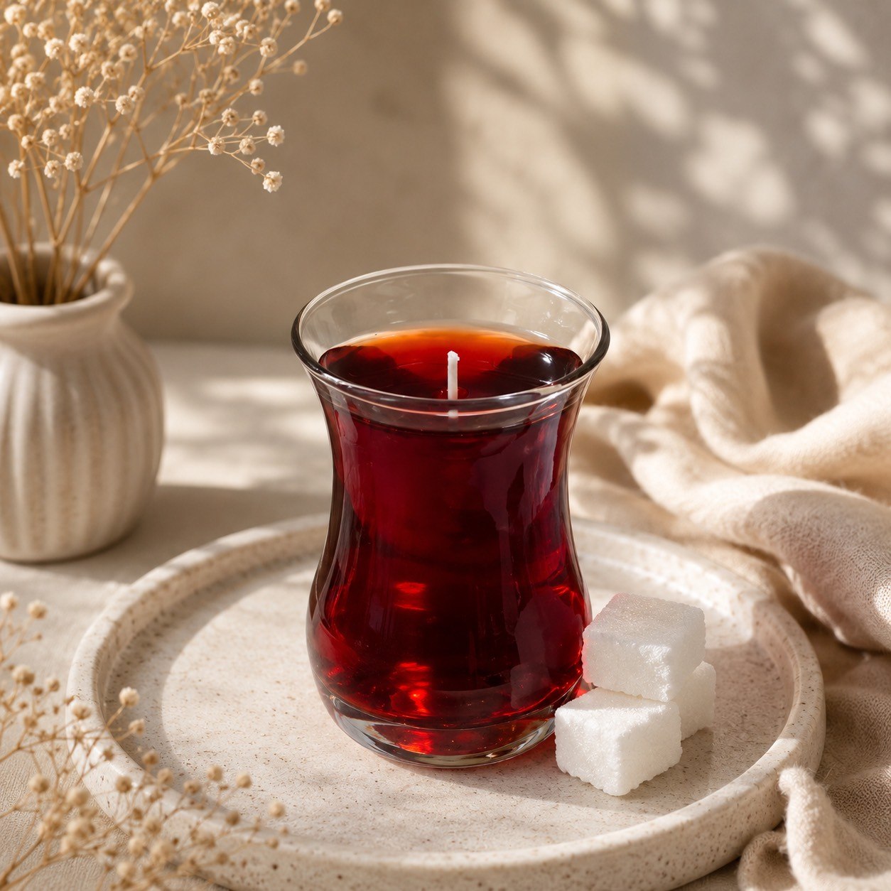 شمع لیوانی چای