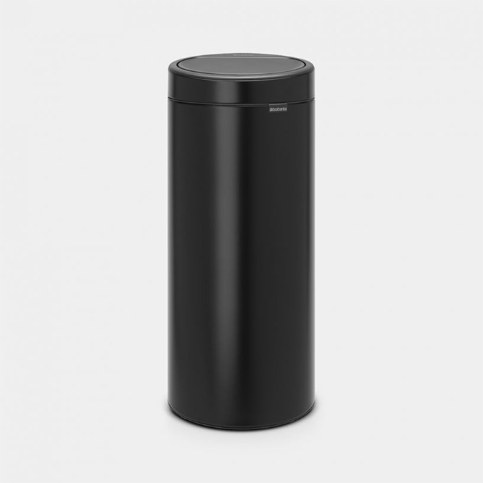 سطل زباله 30 لیتر مشکی مات برابانتیا | Brabantia TOUCH BIN NEW