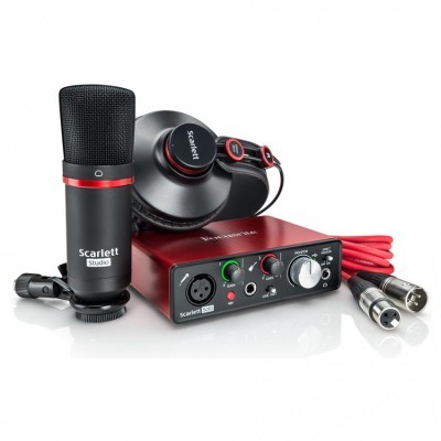 پکیج استودیویی Focusrite Scarlett Solo Studio Pack G2