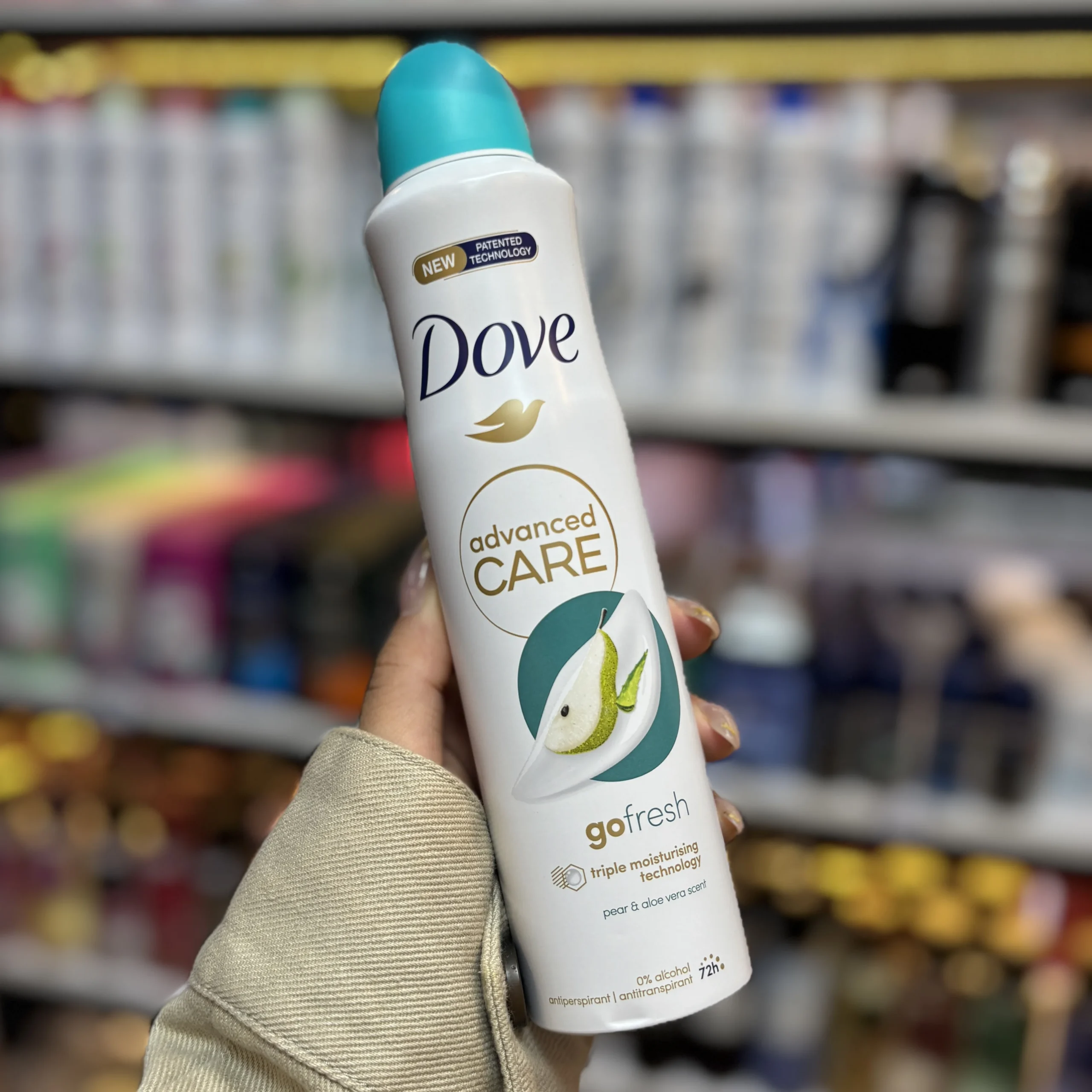 اسپری داو گلابی اورجینال مدل Advanced Care Go Fresh حجم 250 میل