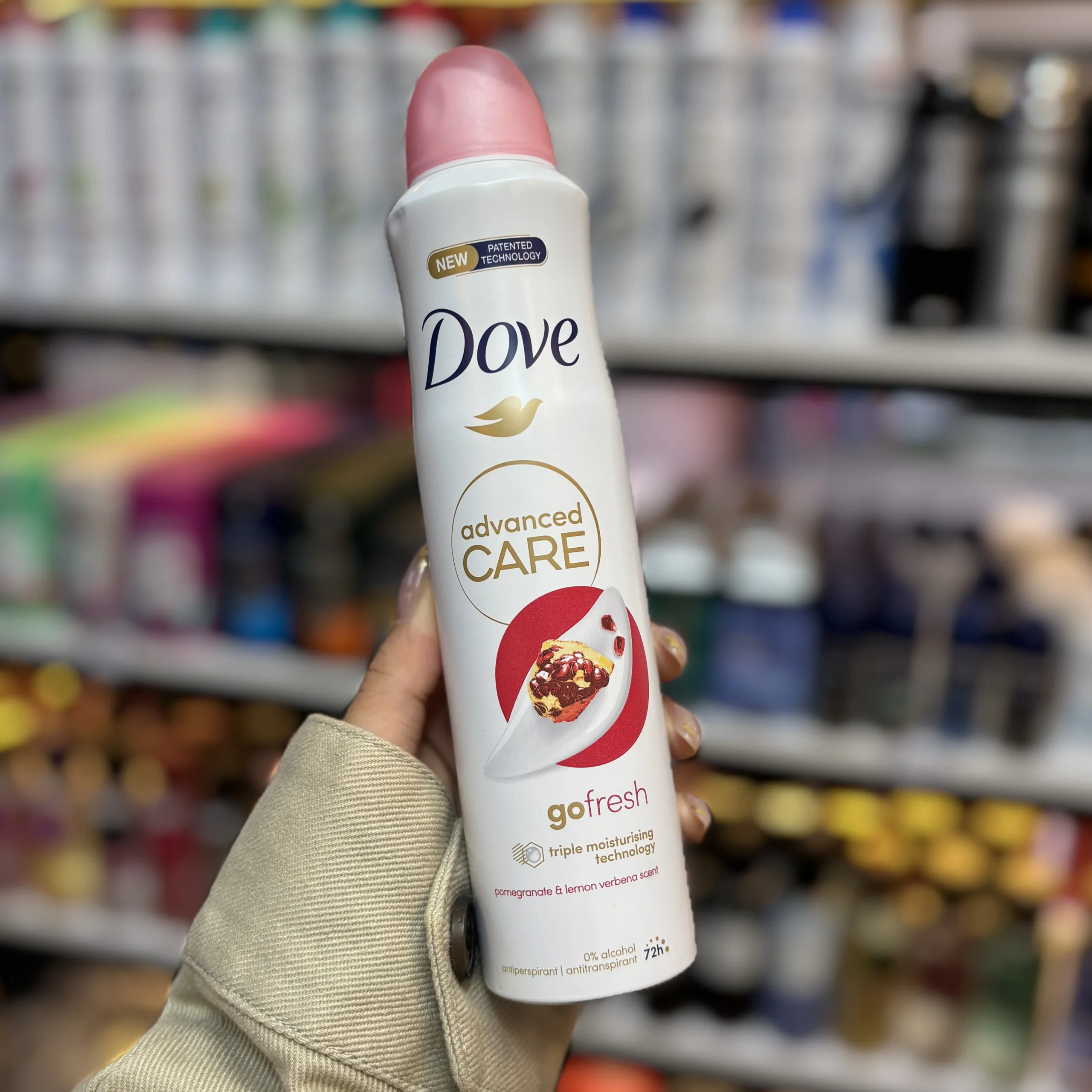 اسپری داو انار اورجینال مدل Advanced Care Go Fresh حجم 250 میل