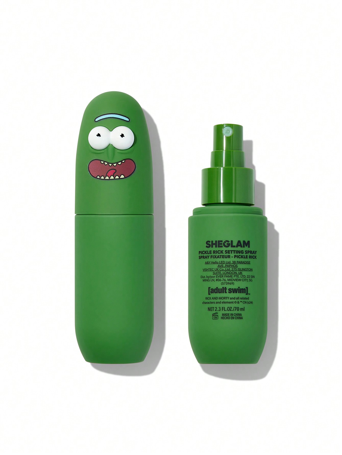 اسپری فیکس کالکشن ریک اند مورتی شیگلم مدل Rick and Morty X SHEGLAM Pickle Rick Setting Spray