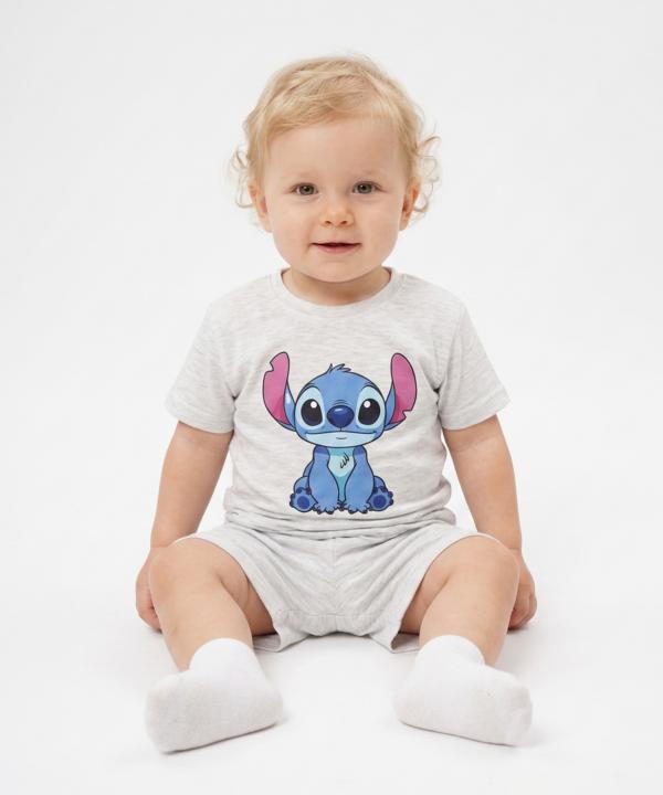 ست تيشرت و شلوارك نوزادي نيل كوك استیچ Stitch