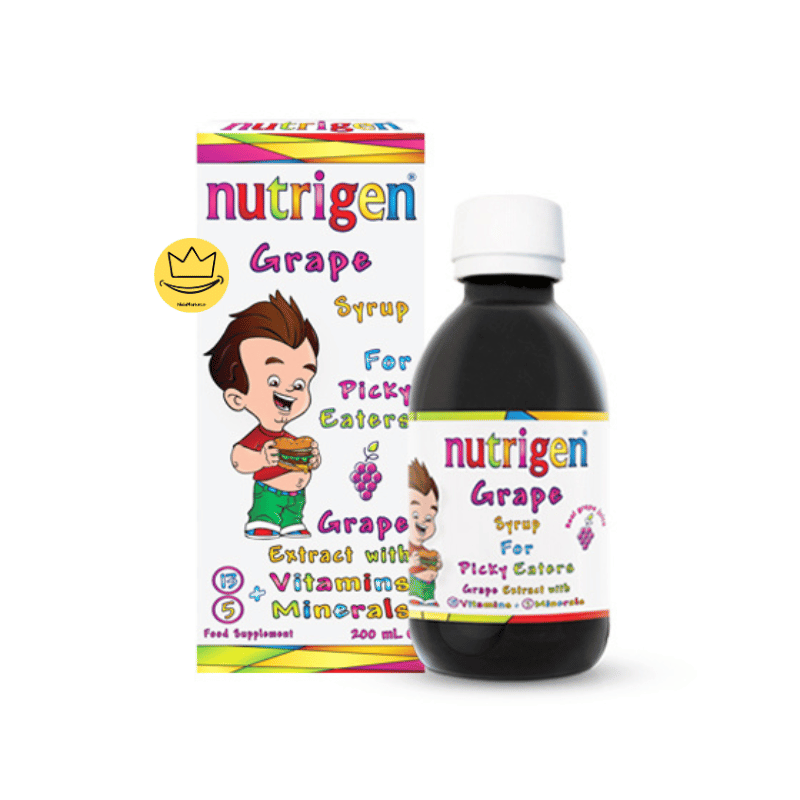 شربت مولتی ویتامین و افزایش اشتها نوتریژن Nutrigen Grape