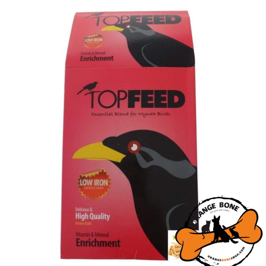 غذای مرغ مینا تاپ فید همراه با کرم مغذی (1 کیلو)