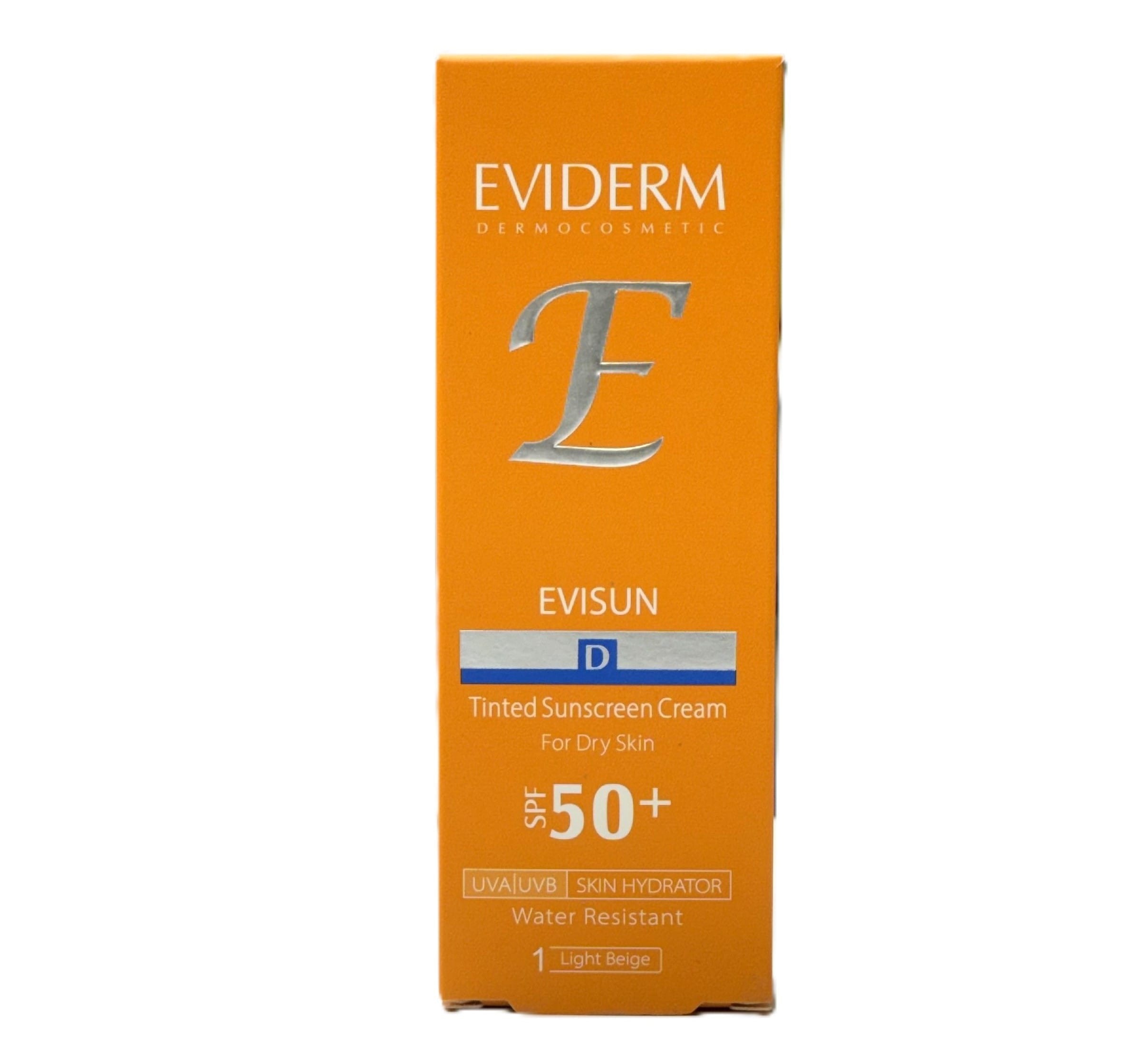 کرم ضد آفتاب بژ روشن مناسب پوست خشک SPF50 اویدرم