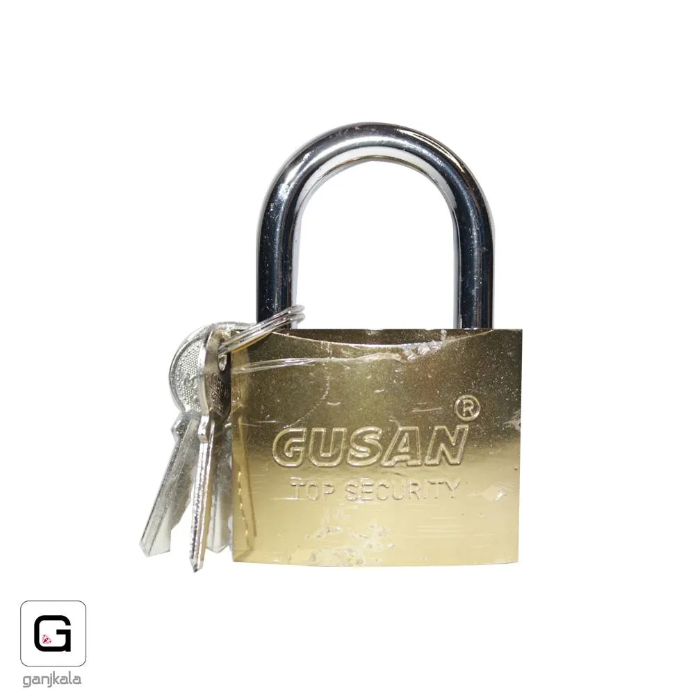 قفل آویز طلایی GUSAN