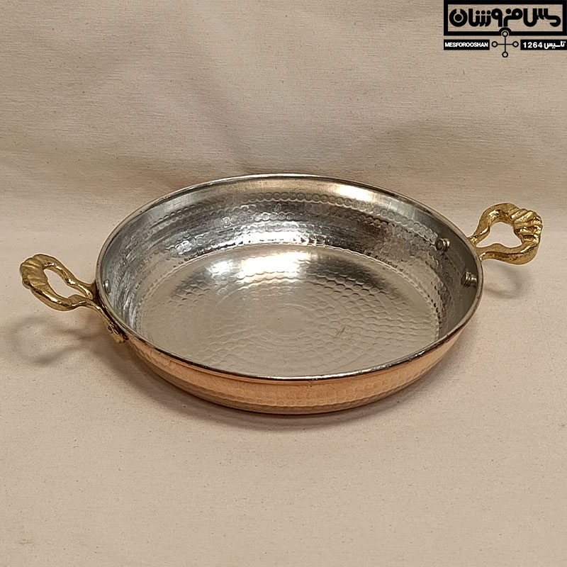 ماهیتابه مسی سایز 1 مدل کاسپین