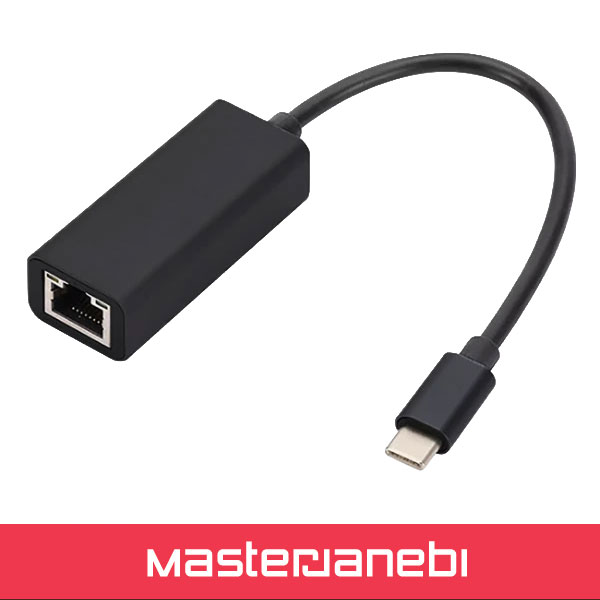 تبدیل تایپ سی به RJ45 1000Mbps کوتسی coteci Gigabit 83002 usb-c ethernet adapter (کپی)