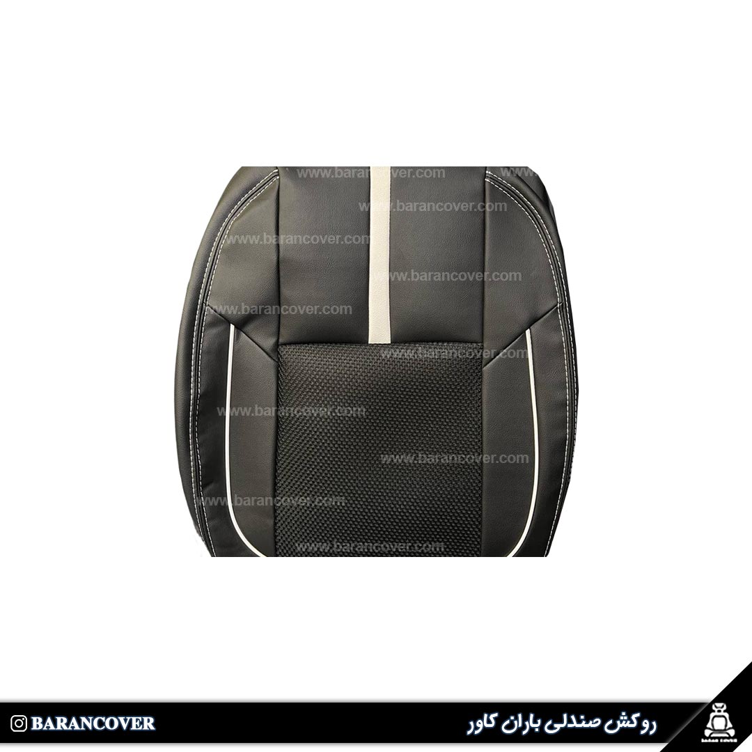 روکش صندلی پژو 206 و 207 تمام چرم وسط پارچه اسپایسر