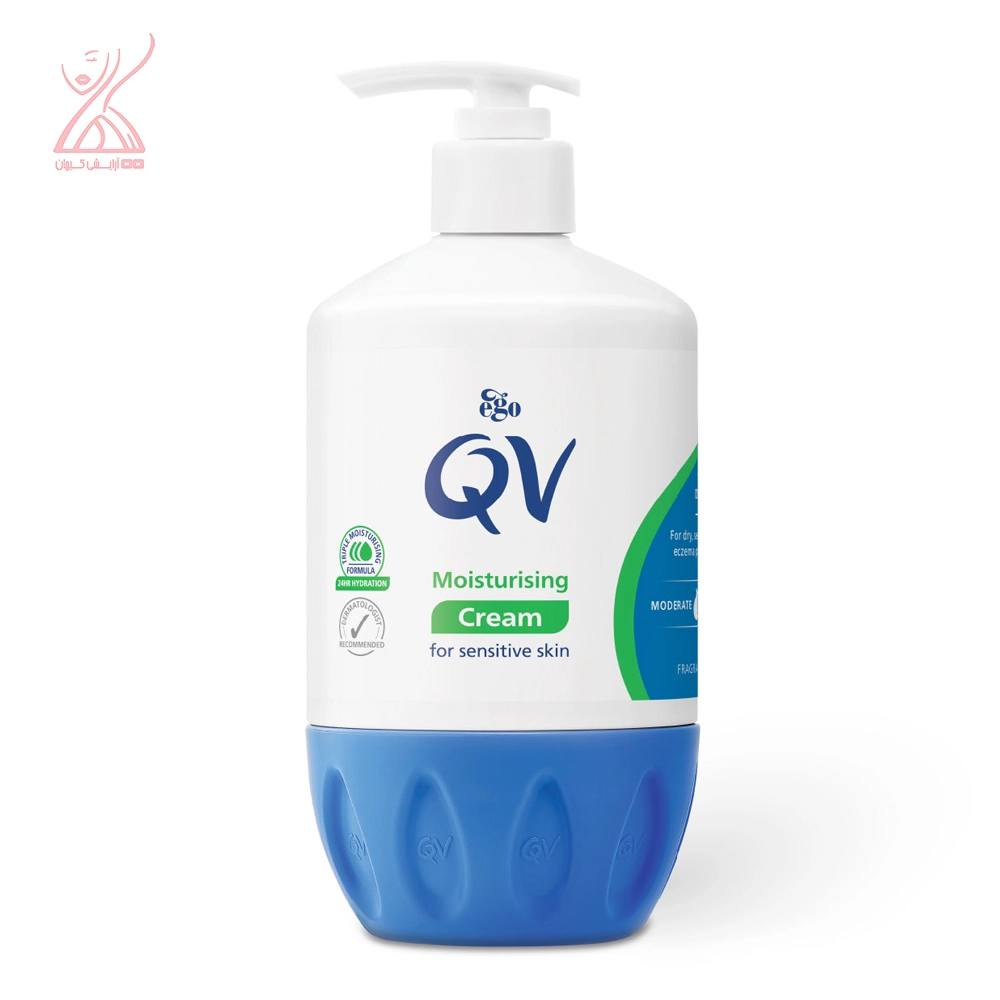 کرم مرطوب کننده پوست خشک کیووی QV