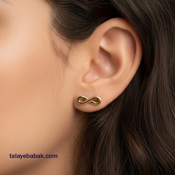 گوشواره میخی بینهایت 001