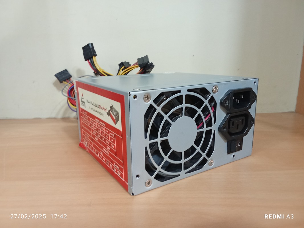 پاور ELEGANCEمدل P5-1000W(PLUS PLUS)،استوک -حداکثر توان500وات