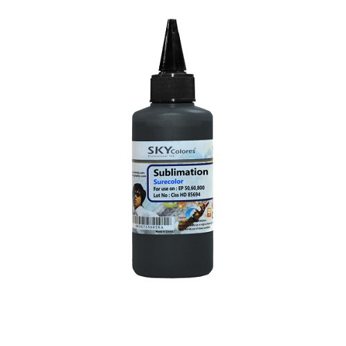 جوهر 100ml سابلیمیشن اسکای مشکی اپسون Sky Sublimation ink Black  Epson