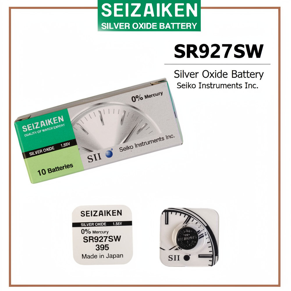 باتری ساعت سیزیکن اصلی ژاپنی کد (SR927SW (395