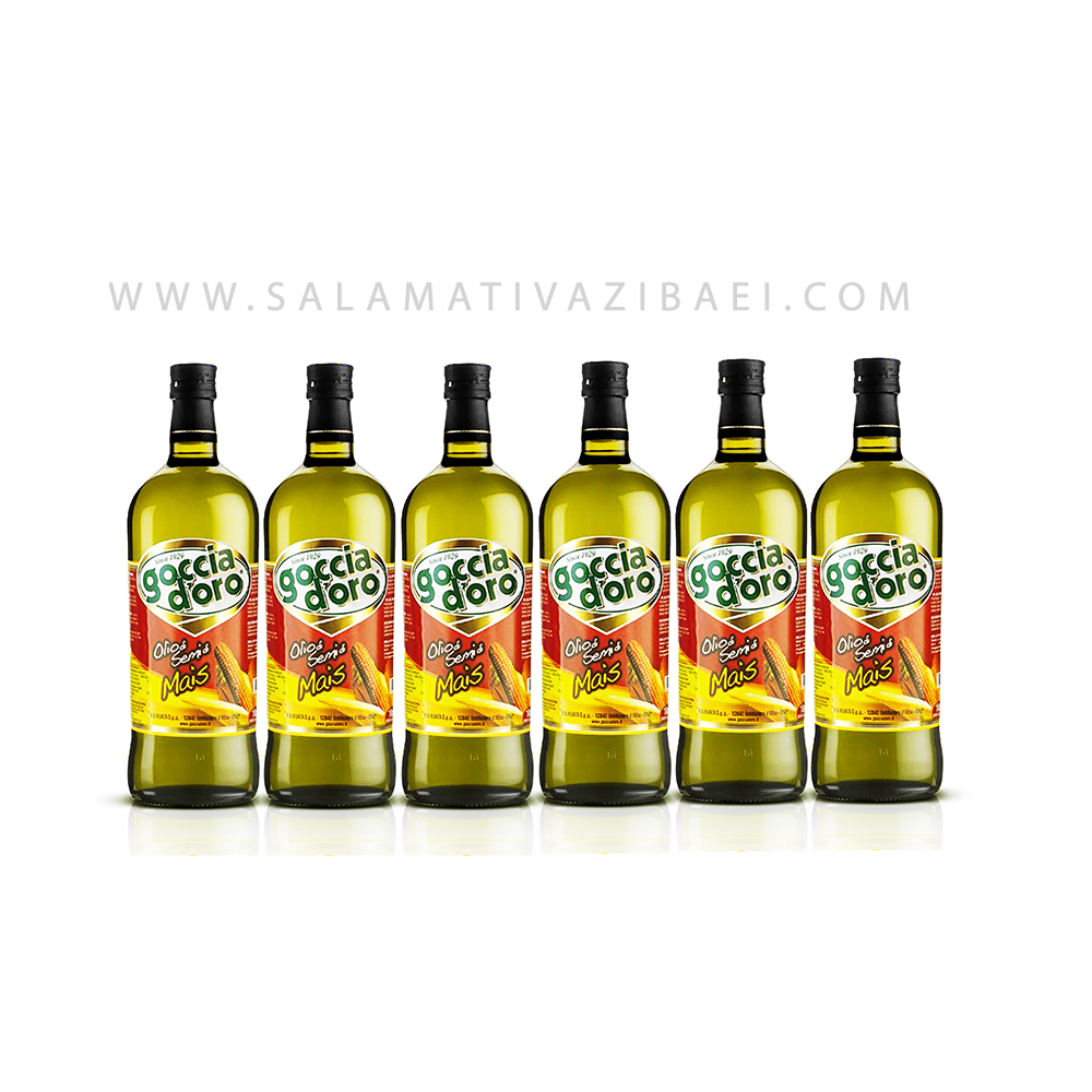روغن ذرت مایع پکیج 6 عددی گوچیا دورو ایتالیا-GOCCIA DORO
