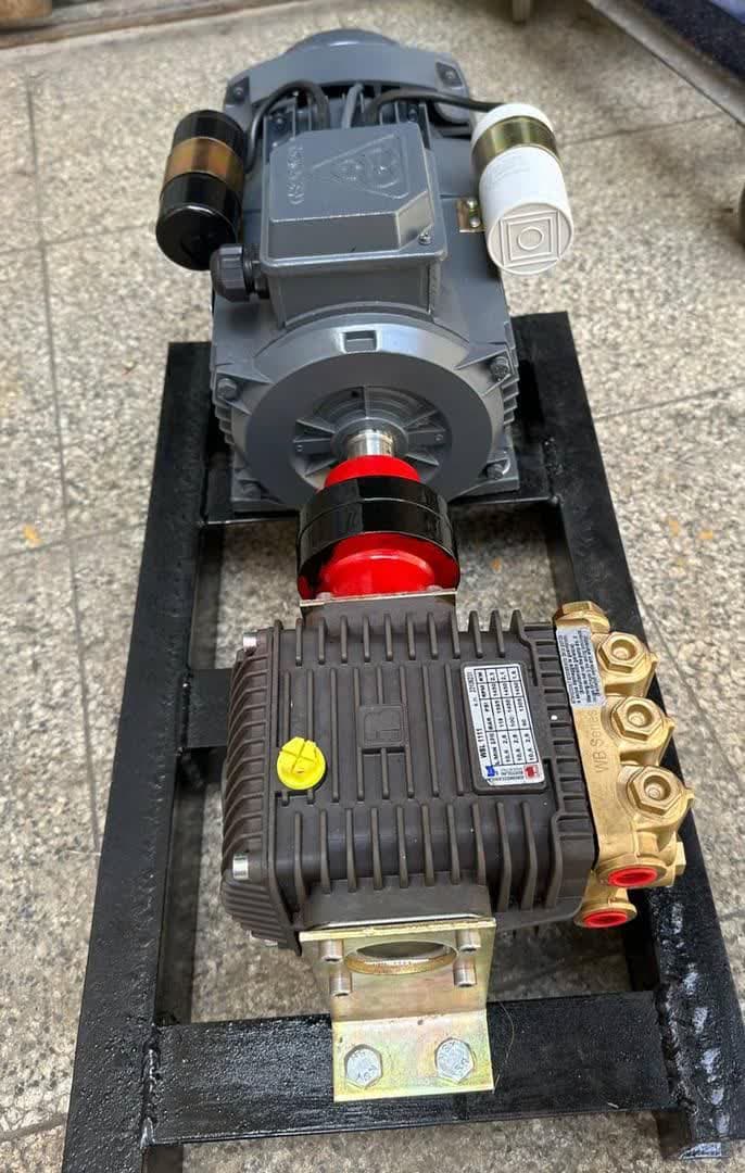 کارواش صنعتی 110 بار برتولینی اصلی با الکتروموتور ایرانی 3 اسب بخار تک فاز موتوژن