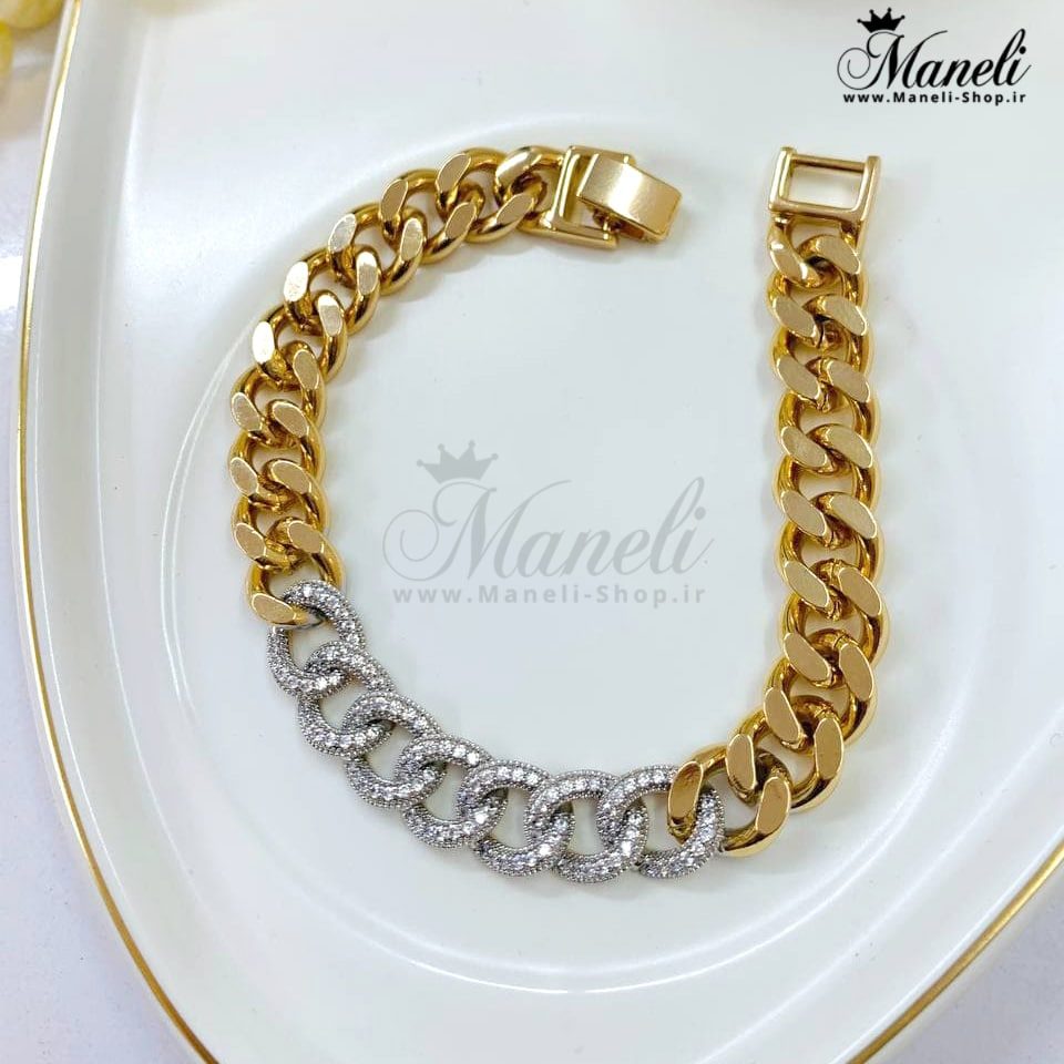 دستبند کارتیر نگین دار ژوپینگ 404