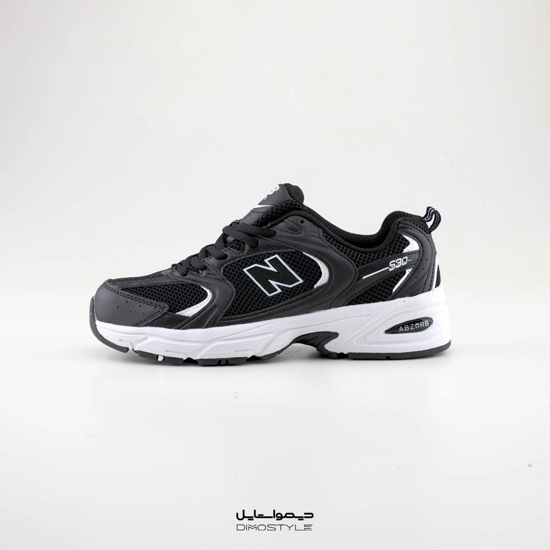 کفش اسپرت نیوبالانس سفید مشکی NB_MR530SD