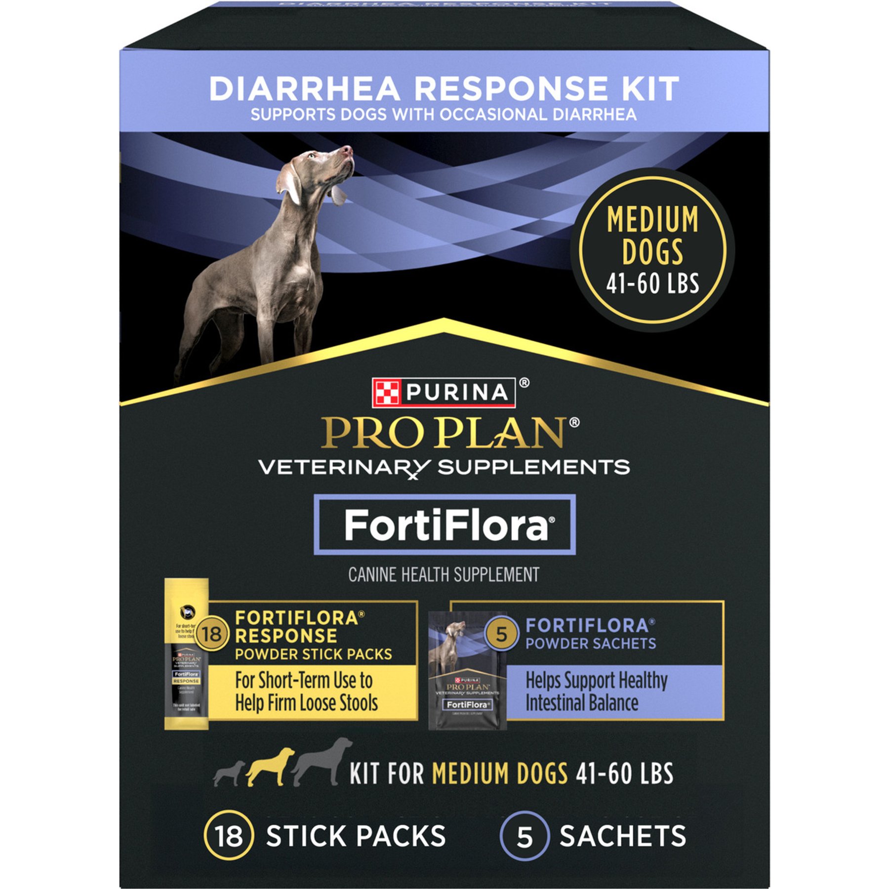 مکمل سگ پورینا پرو پلن سگ همه سنین فورت فلورا ۲۳ عدد ۷۶ گرمی | Purina Pro Plan FortiFlora 23x2.69oz