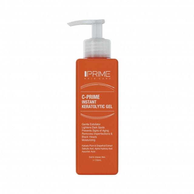 ژل لایه بردار فوری و روشن کننده ویتامین C پرایم مدل C-Prime حجم 150 میلی لیتر
