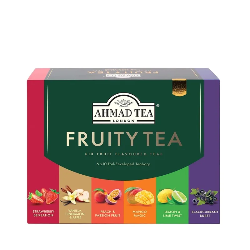 پک چای احمد Fruity Tea Selection - بسته 60 عددی